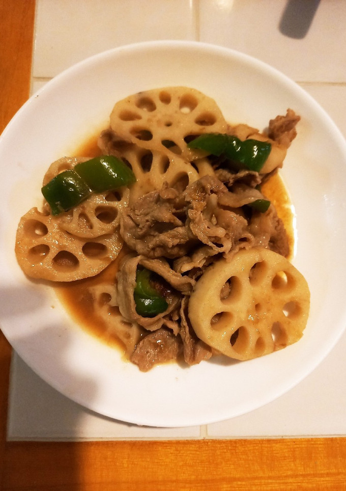 ★れんこんと豚肉炒め★-レシピのメイン写真
