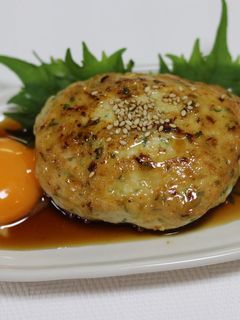 甘辛タレが美味しい♪鶏つくねハンバーグ-レシピのメイン写真