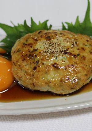 甘辛タレが美味しい♪鶏つくねハンバーグ-レシピのメイン写真