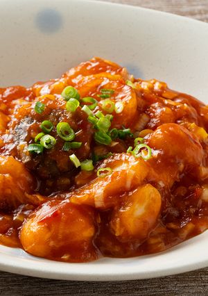 エビチリ風エリンギのチリソース炒め-レシピのメイン写真
