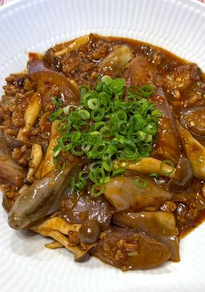麻婆茄子（ヘビナス：マー坊使用）-レシピのメイン写真