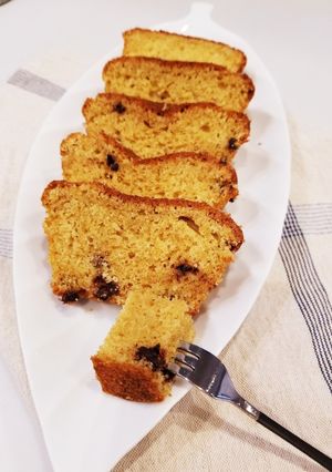 黄金比で作るチョコチップパウンドケーキ-レシピのメイン写真