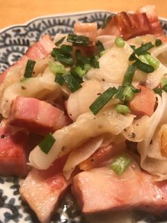 ベーコンと大根のうま塩ガリバタ炒め-レシピのメイン写真