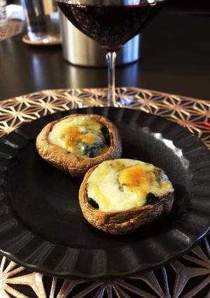 赤ワインのお供に!しいたけチーズ焼き-レシピのメイン写真