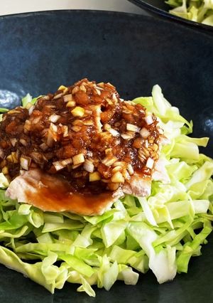 豚肉とキャベツの梅ポン酢がけ-レシピのメイン写真
