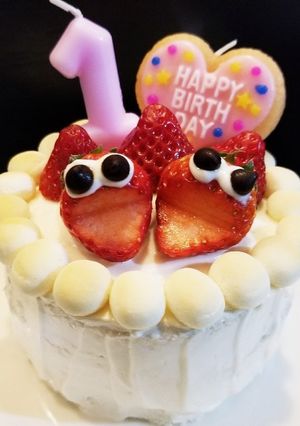離乳食☆一歳の誕生日ケーキ☆-レシピのメイン写真