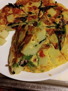 スパニッシュ風オムレツ-レシピのメイン写真
