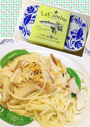 ラ･カンティーヌで絶品鯖ペペロンチーノ-レシピのメイン写真