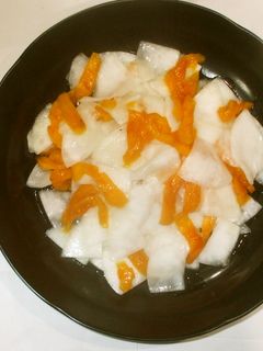蕪と干し柿のミネラルなます♪簡単食養生-レシピのメイン写真