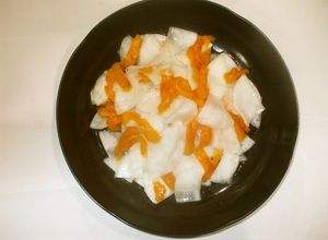 蕪と干し柿のミネラルなます♪簡単食養生-レシピのメイン写真