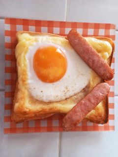 簡単★目玉焼きトースト★-レシピのメイン写真