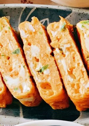 ネギ玉子焼き-レシピのメイン写真