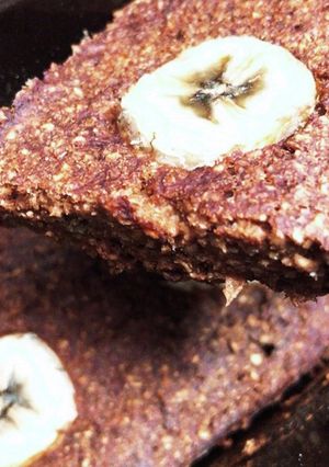 オートミールとおからのバナナチョコケーキ-レシピのメイン写真