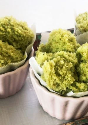 相性抜群！抹茶とホワイトチョコの蒸しパン-レシピのメイン写真