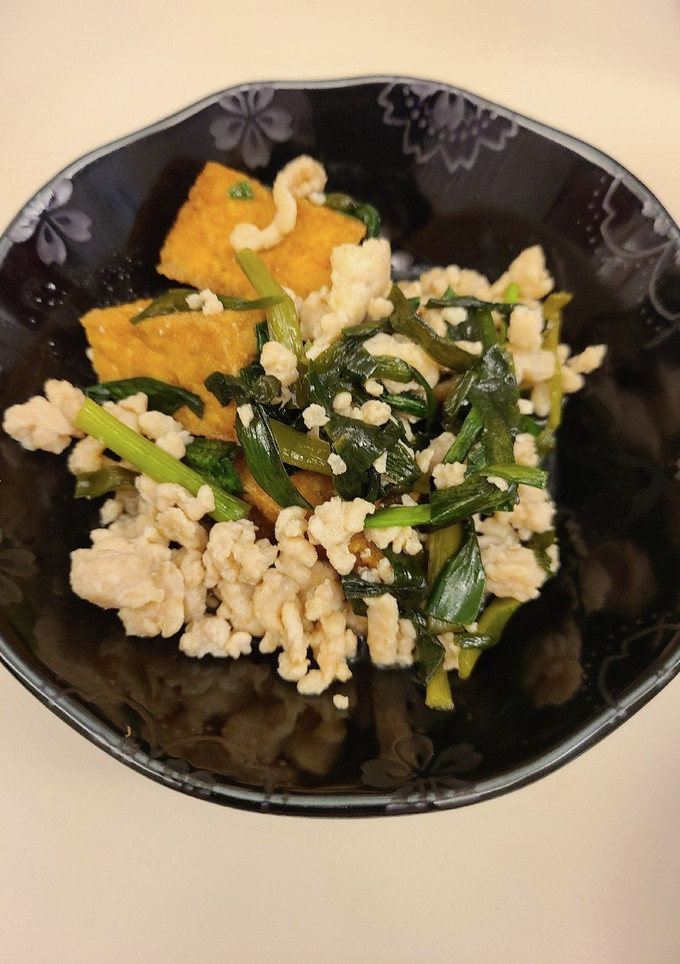 厚揚げとニラの甘酢炒め-レシピのメイン写真