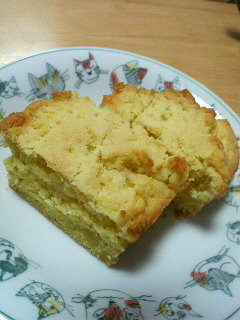 ホットケーキミクスでサツマイモケーキ-レシピのメイン写真