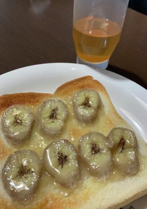 甘〜い☆はちみつバナナシュガートースト-レシピのメイン写真