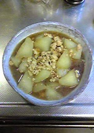大根、挽き肉のめんつゆ煮-レシピのメイン写真