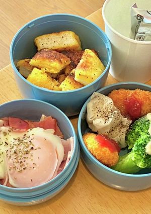 フレンチトースト弁当^_^タロの弁当98-レシピのメイン写真