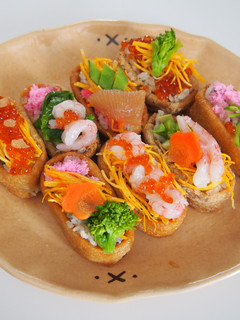 緑茶入り酢飯のいなり寿司-レシピのメイン写真