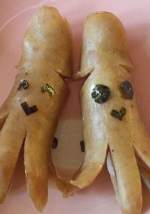 * イカちゃんウインナー☆キャラ弁*-レシピのメイン写真