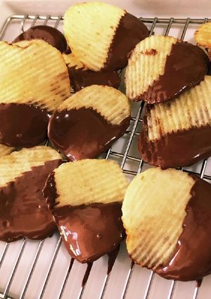 板チョコで作る☆チョコポテトチップス♪-レシピのメイン写真