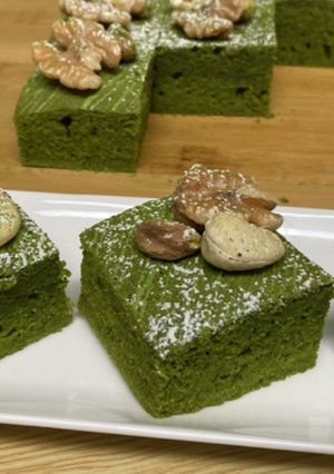 抹茶のブラウニー 抹茶とホワイトチョコ-レシピのメイン写真