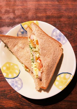 チキタマサンドイッチ☆★マスタードマヨで-レシピのメイン写真