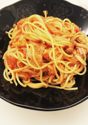 ツナトマトのパスタ-レシピのメイン写真