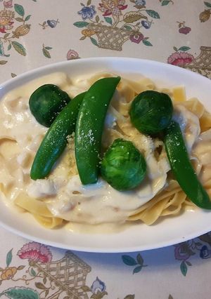 春野菜とクラムチャウダーのパスタ-レシピのメイン写真