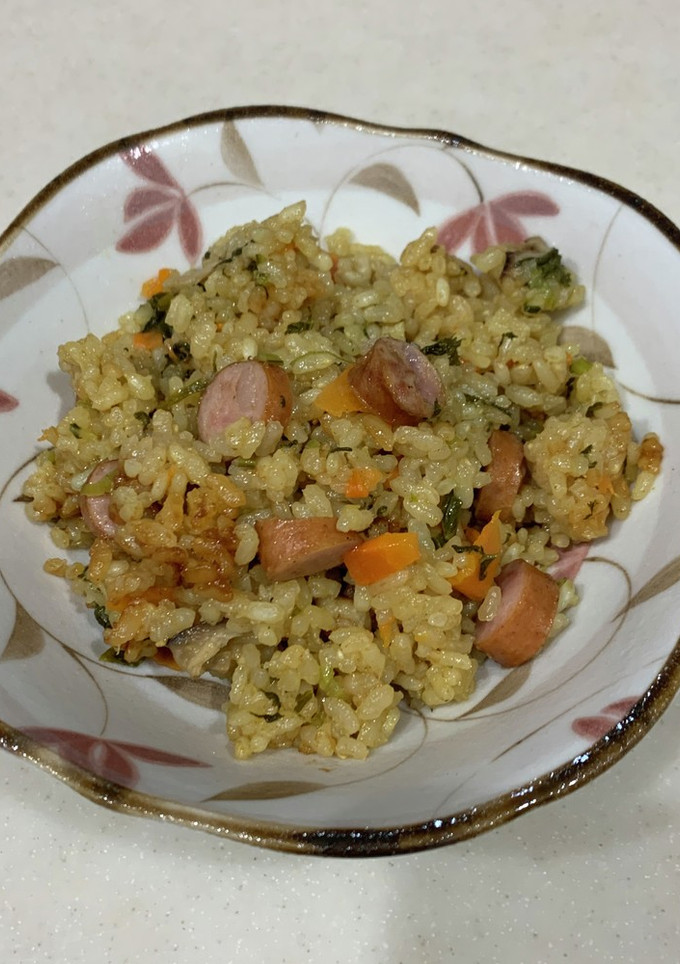 炊飯器でカレーの残りピラフ-レシピのメイン写真