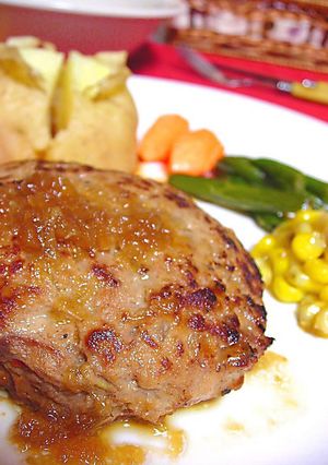 焼肉風あらびきハンバーグ-レシピのメイン写真
