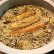 鮭ハラスと舞茸の土鍋ごはん