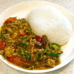 รูปของ 腎臓内科医考案☆減塩・低蛋白サバ缶カレー