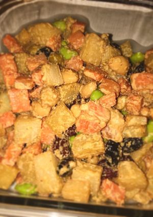 じゃがいもとサラダ豆の胡麻和え-レシピのメイン写真