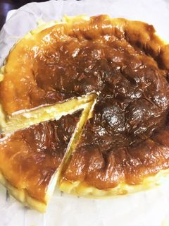 混ぜるだけ。簡単バスクチーズケーキ♪-レシピのメイン写真