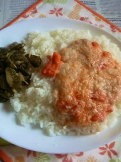 明太とろろ+近為のしばづけのカフェ丼-レシピのメイン写真