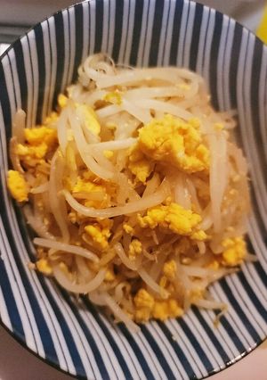 5分で!卵ともやしのおひたし風炒め-レシピのメイン写真