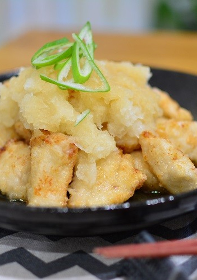 鶏むね肉でしっとり揚げ出し鶏♬-レシピのメイン写真