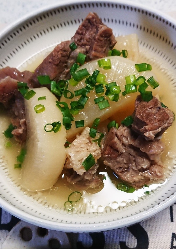 牛スジ肉と大根のあっさり煮-レシピのメイン写真