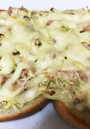 キャベツとツナのチーズトースト-レシピのメイン写真