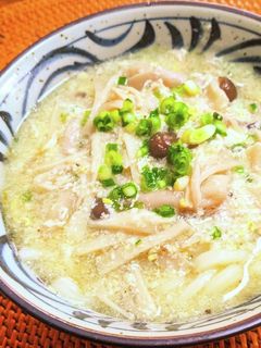 たっぷりキノコと卵のあんかけうどん-レシピのメイン写真