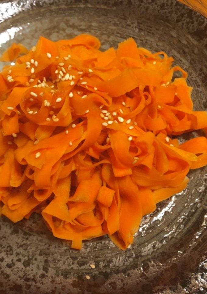 【簡単】にんじんのきんぴら風　麺つゆ炒め-レシピのメイン写真