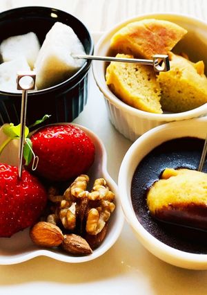 ココナッツオイルのチョコフォンデュ♪-レシピのメイン写真