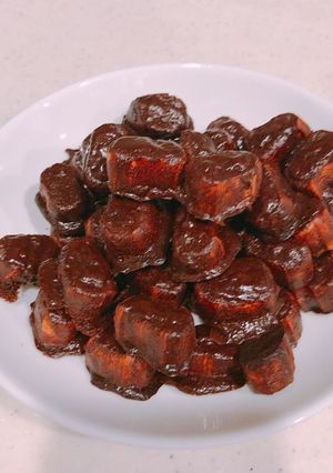 小学生も簡単！おふで、焼きしみチョコ！-レシピのメイン写真