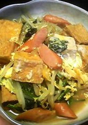 ★厚揚げと野菜の玉子とじ★-レシピのメイン写真