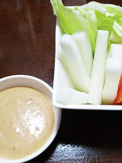 野菜スティックに!!ピリ辛みそマヨ-レシピのメイン写真