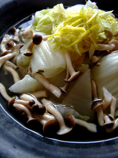 【冬野菜】白菜としめじのおひたし-レシピのメイン写真