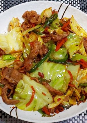 キャベツと豚肉のオイスター炒め-レシピのメイン写真