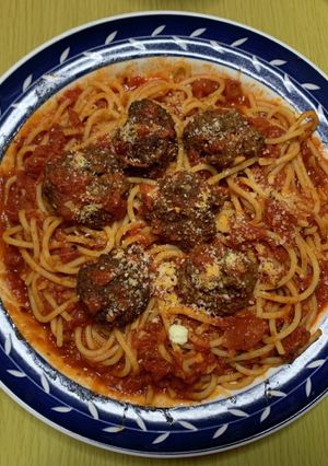 MrsWongちのミートボールパスタ-レシピのメイン写真